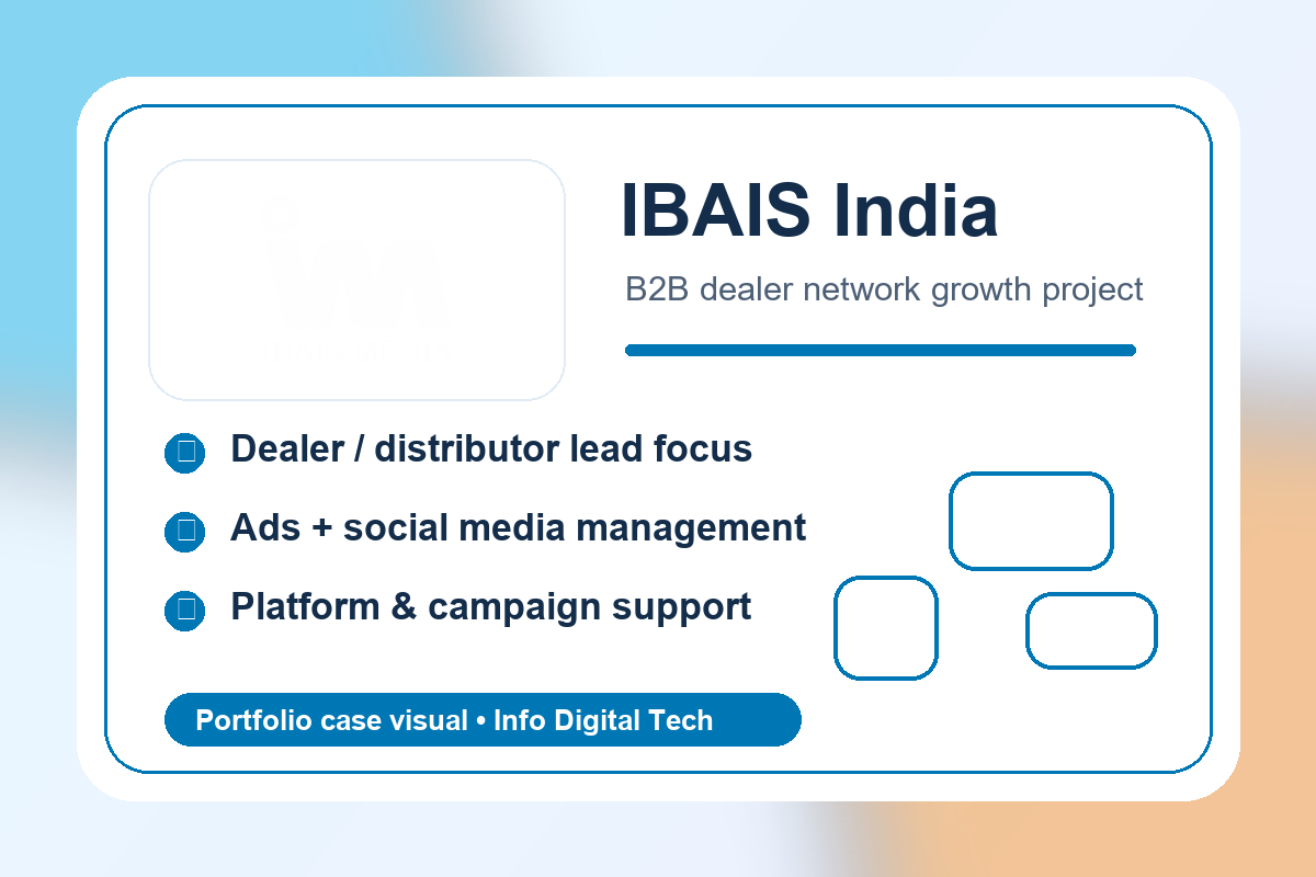 IBAIS India B2B dealer growth case-study visual